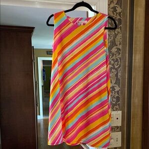 Jude Connally Vibrant Striped Dress